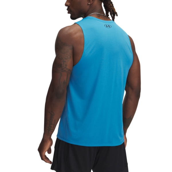 Under Armour Tech Canotta - Ether Blue/Black