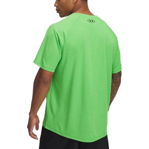 Under Armour Textured Maglietta - Cyber Green/Green Spark/Black