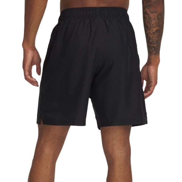 Under Armour Woven Split 9in Pantaloncini - Black/Cyber Green