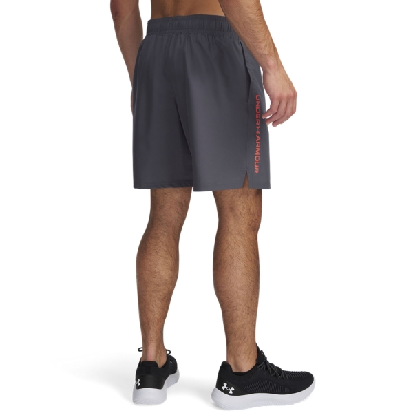 Under Armour Woven Split 9in Pantaloncini - Castlerock/Fire