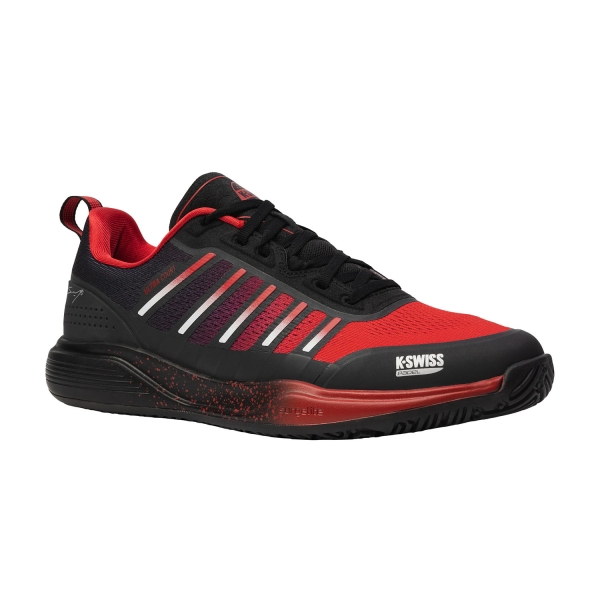 K-Swiss Ultra Court Padel - Black/Anthracite/Sanyo Red