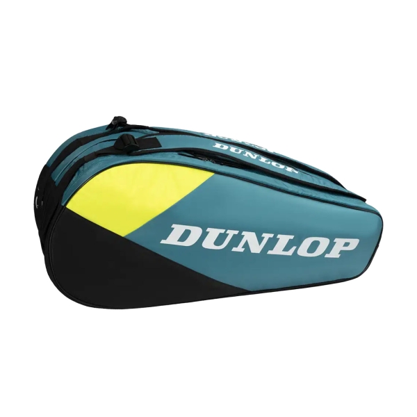 Bolsa Tenis Dunlop Dunlop SX Club x 10 Bolsa  Teal/Black/Yellow 10364026