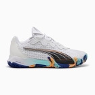 Puma NOVA Elite - White/Black/Vivid Blue/Heat Fire