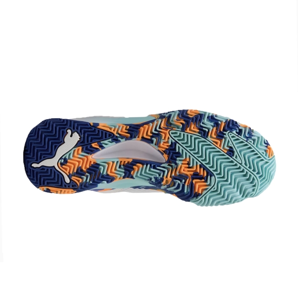 Puma NOVA Elite - White/Black/Vivid Blue/Heat Fire