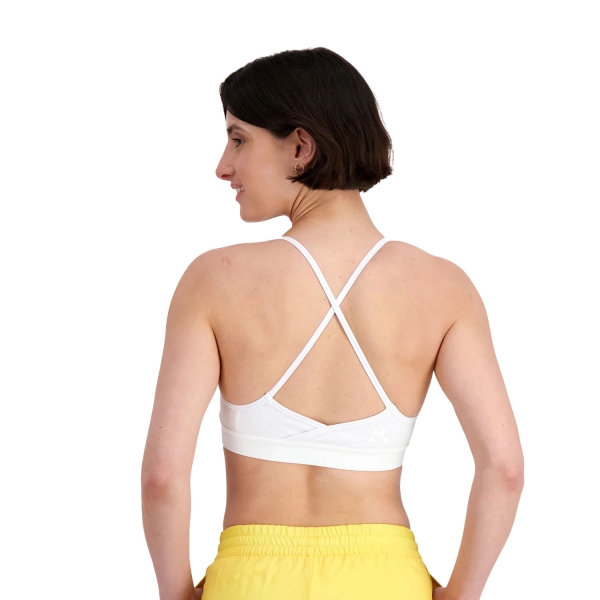 Le Coq Sportif Logo Reggiseno Sportivo - New Optical White