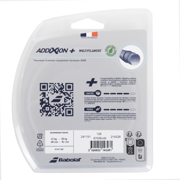 Babolat Addixion + 1.25 Set 12 m - Natural