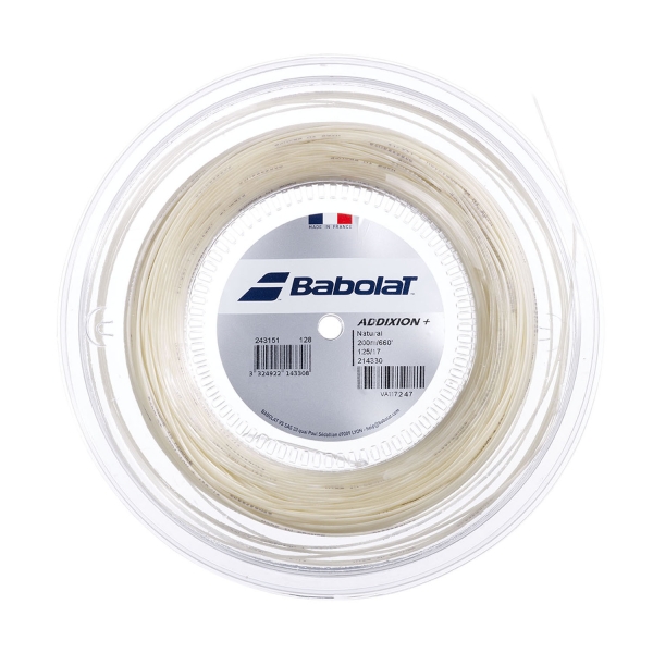 Cordaje Multi-Filamento Babolat Addixion + 1.25 Bobina 200 m  Natural 243151128125