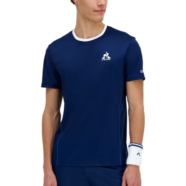Camisetas de Tenis Hombre Le Coq Sportif Performance Tour Camiseta  Estate Blue 2510286