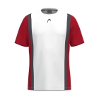 Head Club Tech T-Shirt Boy - Red/White