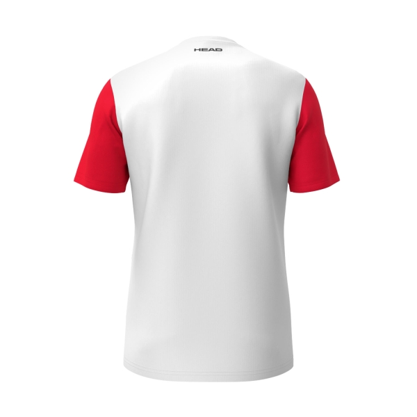 Head Club Tech T-Shirt Boy - Red/White