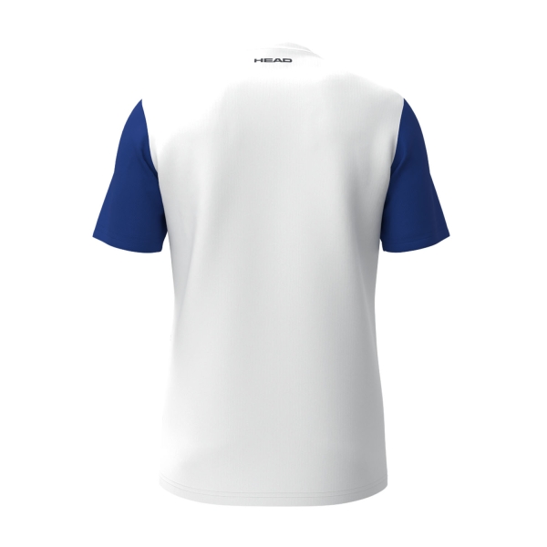 Head Club Tech Maglietta Bambino - Royal/White