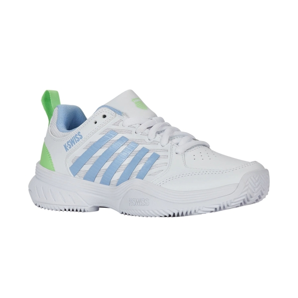 K-Swiss Court Express 2 Clay - White/Dutch Canal/Paradise Green