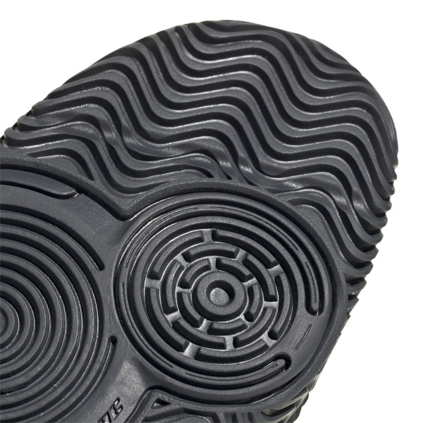 adidas Barricade Bambini - Core Black/Zero Metal/Lucid Lemon
