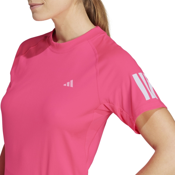adidas Club 3 Stripes Maglietta - Lucid Pink