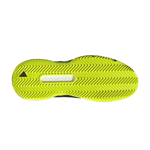 adidas Solematch Control 2 Clay - Core Black/Zero Metal/Lucid Lemon