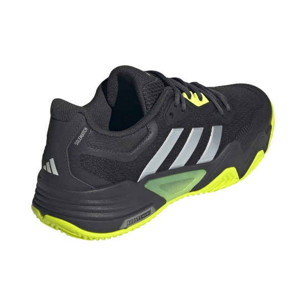 adidas Solematch Control 2 Clay - Core Black/Zero Metal/Lucid Lemon