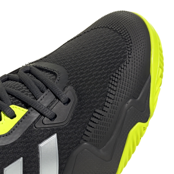 adidas Solematch Control 2 Clay - Core Black/Zero Metal/Lucid Lemon