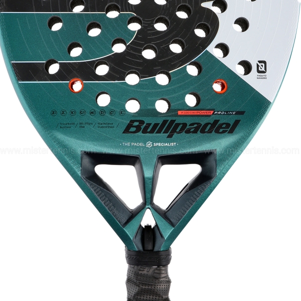 Bullpadel Hack 04 2025 Padel - Green/White