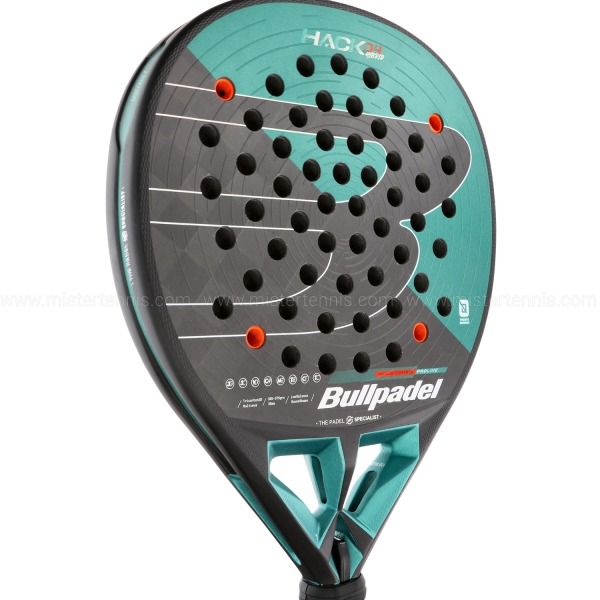 Bullpadel Hack 04 Hybrid 2025 Padel - Black/Green