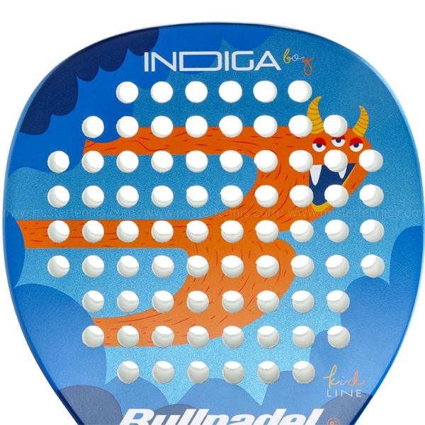 Bullpadel Indiga Boy Padel - Blue/Orange