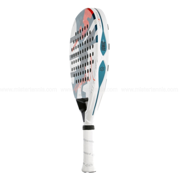 Bullpadel Ionic Light Padel - White/Turquoise/Orange