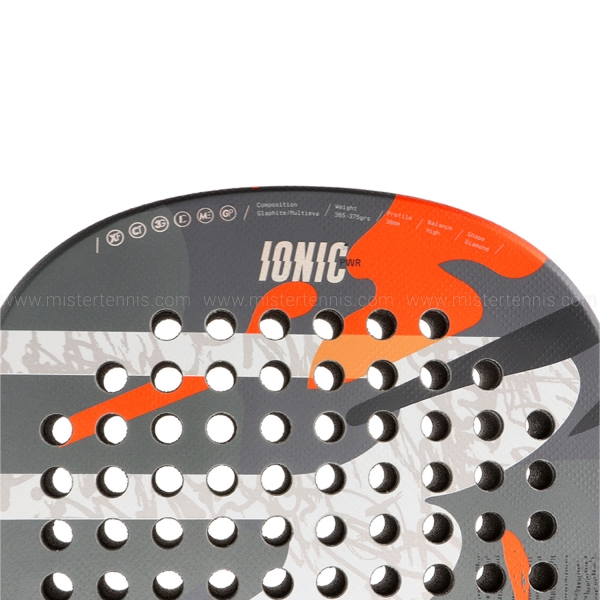 Bullpadel Ionic Power Padel - Grey/Orange