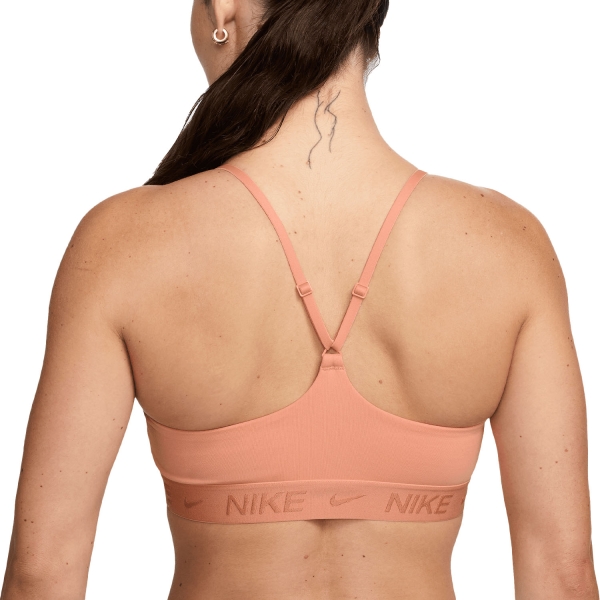 Nike Indy Swoosh Sports Bra - Apricot Agate