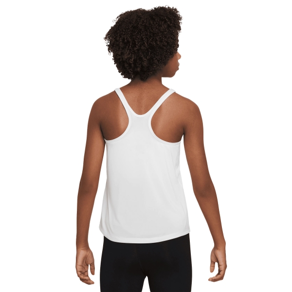 Nike One Swoosh Tank Girl - White/Black