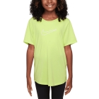 Nike Dri-FIT One Maglietta Bambina - Light Lemon Twist/White