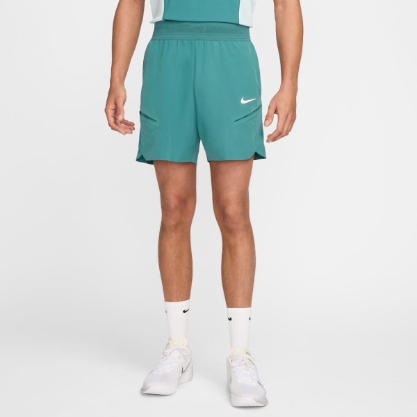 Nike Slam 6in Shorts - Mineral Teal/High Voltage/White
