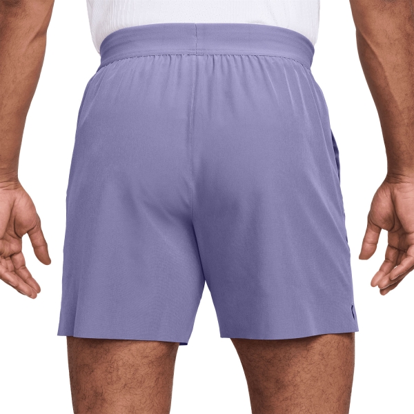 Nike Court Advantage 6in Shorts - Dusty Amethyst/White