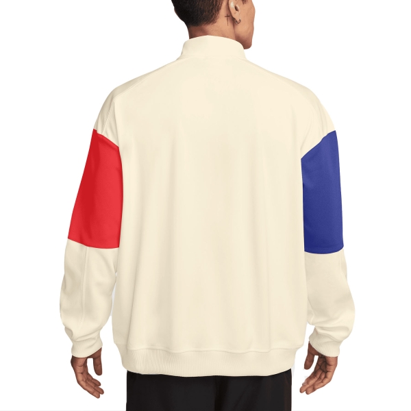 Nike Court Heritage Jacket - Pale Ivory/Deep Night/Light Crimson