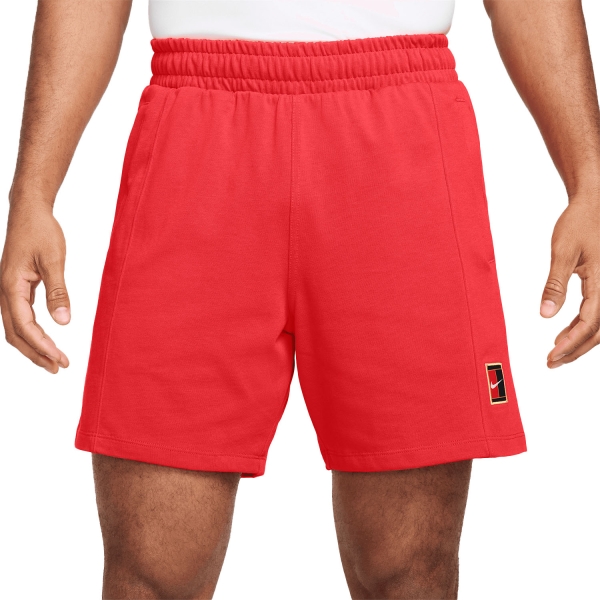 Pantalones Cortos Tenis Hombre Nike Court Heritage 6in Shorts  Light Crimson FZ6951696