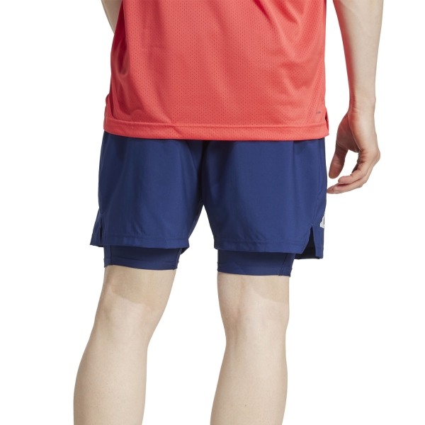 adidas Club Climacool 2 in 1 7in Pantaloncini - Dark Blue