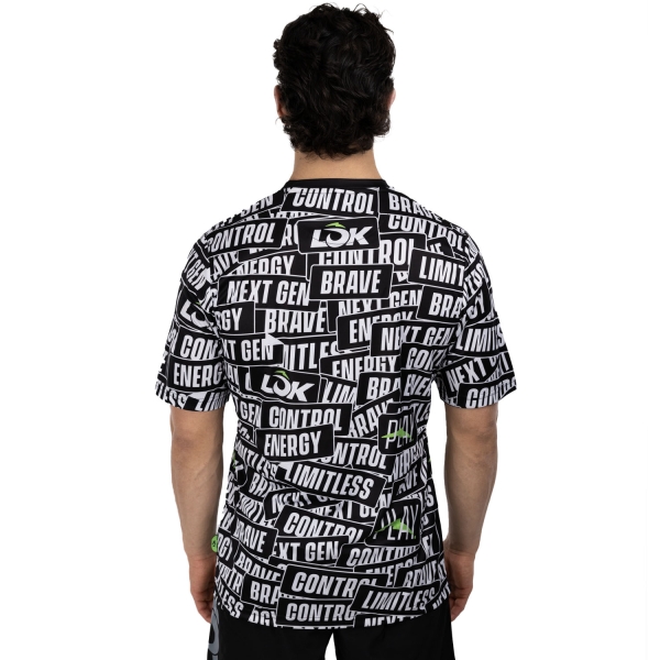 LOK Sticker Storm Maglietta - Black/White