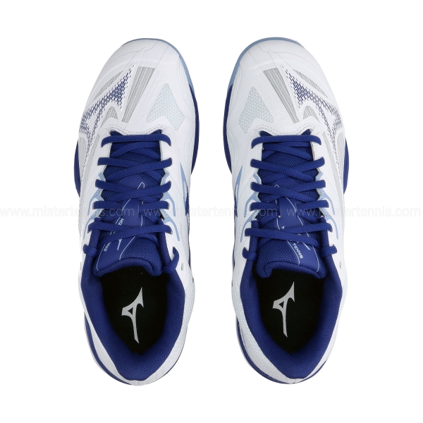 Mizuno Wave Exceed Light 2 All Court - White/Bellwether Blue/Bel Air Blue
