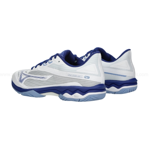 Mizuno Wave Exceed Light 2 All Court - White/Bellwether Blue/Bel Air Blue