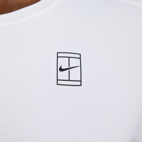 Nike Court Advantage Dri-FIT T-Shirt - White/Black