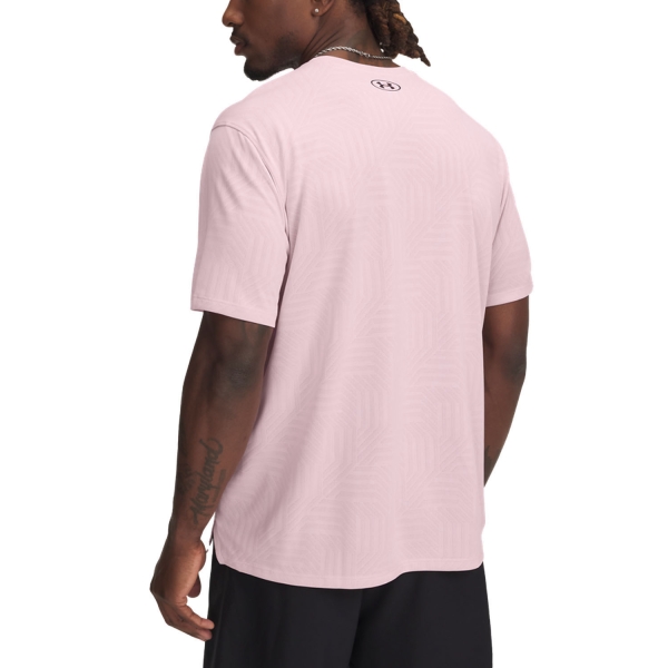 Under Armour Tech Vent Geotessa Maglietta - Prime Pink/Black