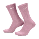 Nike Everyday Plus Cushioned x 3 Socks - Multi Color/Pink