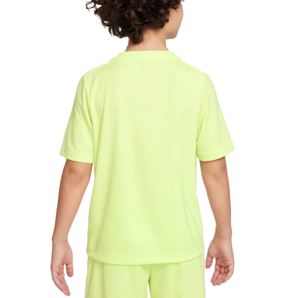 Nike Multi Dri-FIT T-Shirt Boy - Light Lemon Twist/White