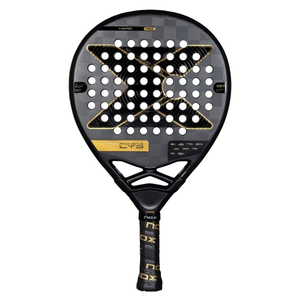 Racchetta Padel NOX LTD NOX AT10 Genius LTD Padel  Black/Silver/Gold PACKPATLTD25