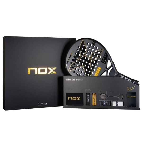 NOX AT10 Genius LTD Padel - Black/Silver/Gold