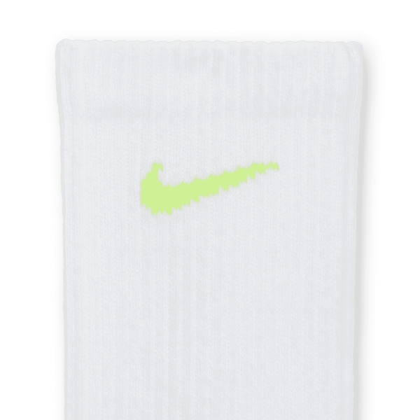 Nike Everyday Plus Cushioned x 6 Socks - Multi Color/White