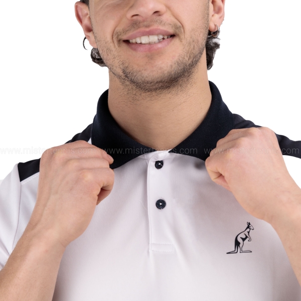 Australian Ace Energy Polo - Bianco/Navy Blue