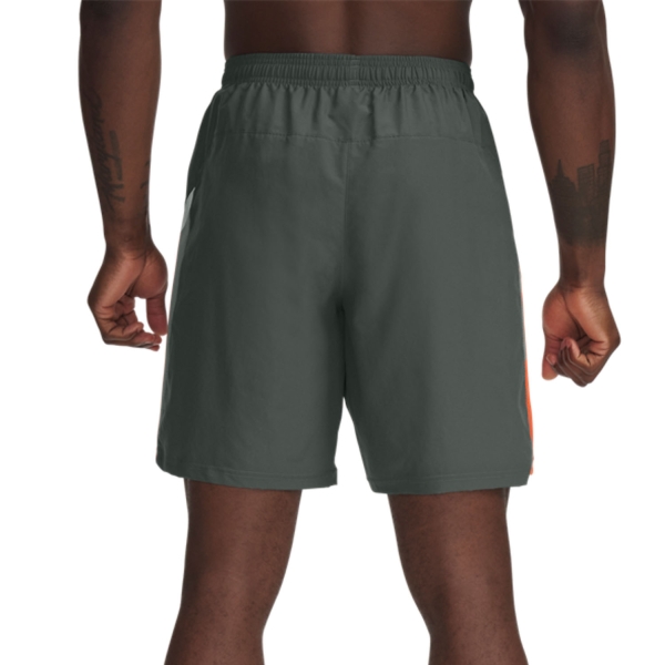 Under Armour Core Plus 8in Pantaloncini - Castlerock/Fire/White