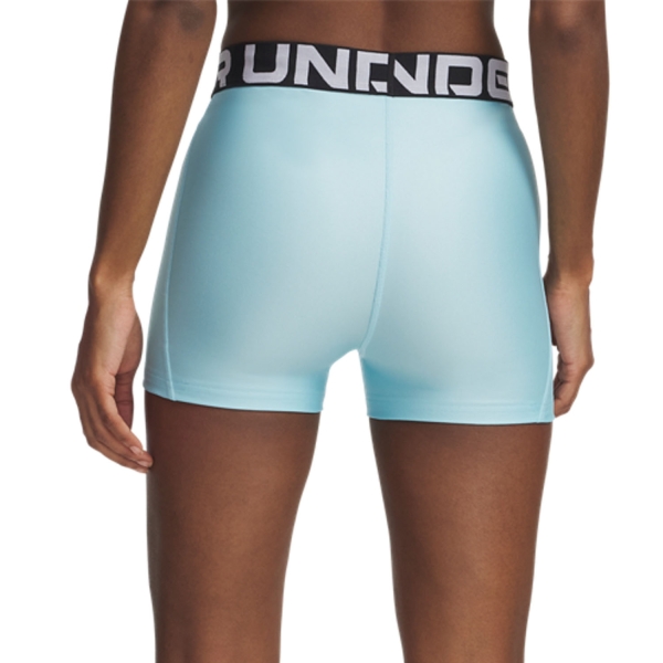 Under Armour HeatGear Authentics 3in Shorts - Stream/White