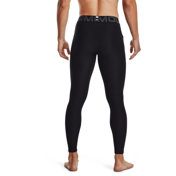 Under Armour HeatGear Mallas - Black/White
