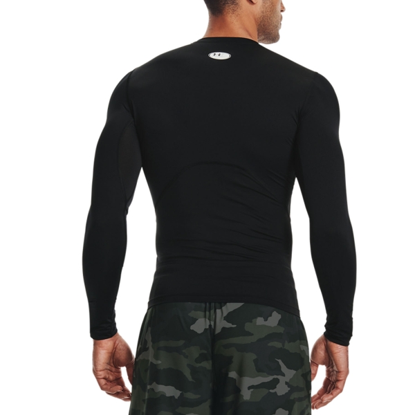 Under Armour HeatGear Compression Shirt - Black/White