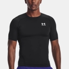Under Armour HeatGear Compression Maglietta - Black/White